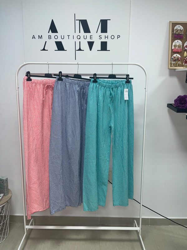 pantalón Vichy cuadros